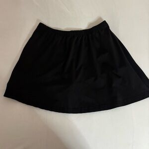 SHEIN Elegant Black Skater Skirt